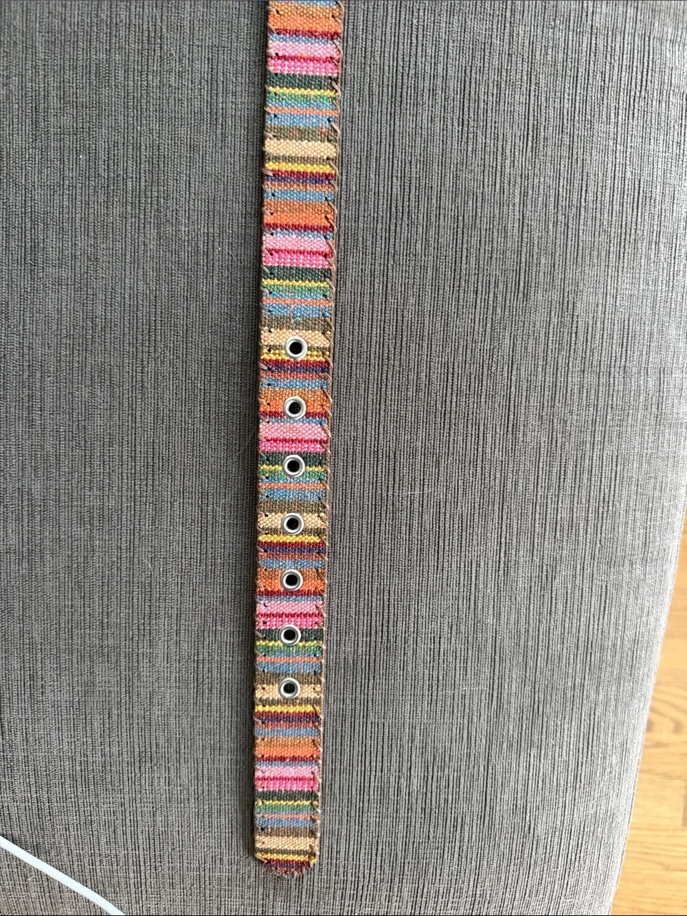 Colorful Striped Woven Belt